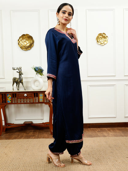 BLUE KURTA SET