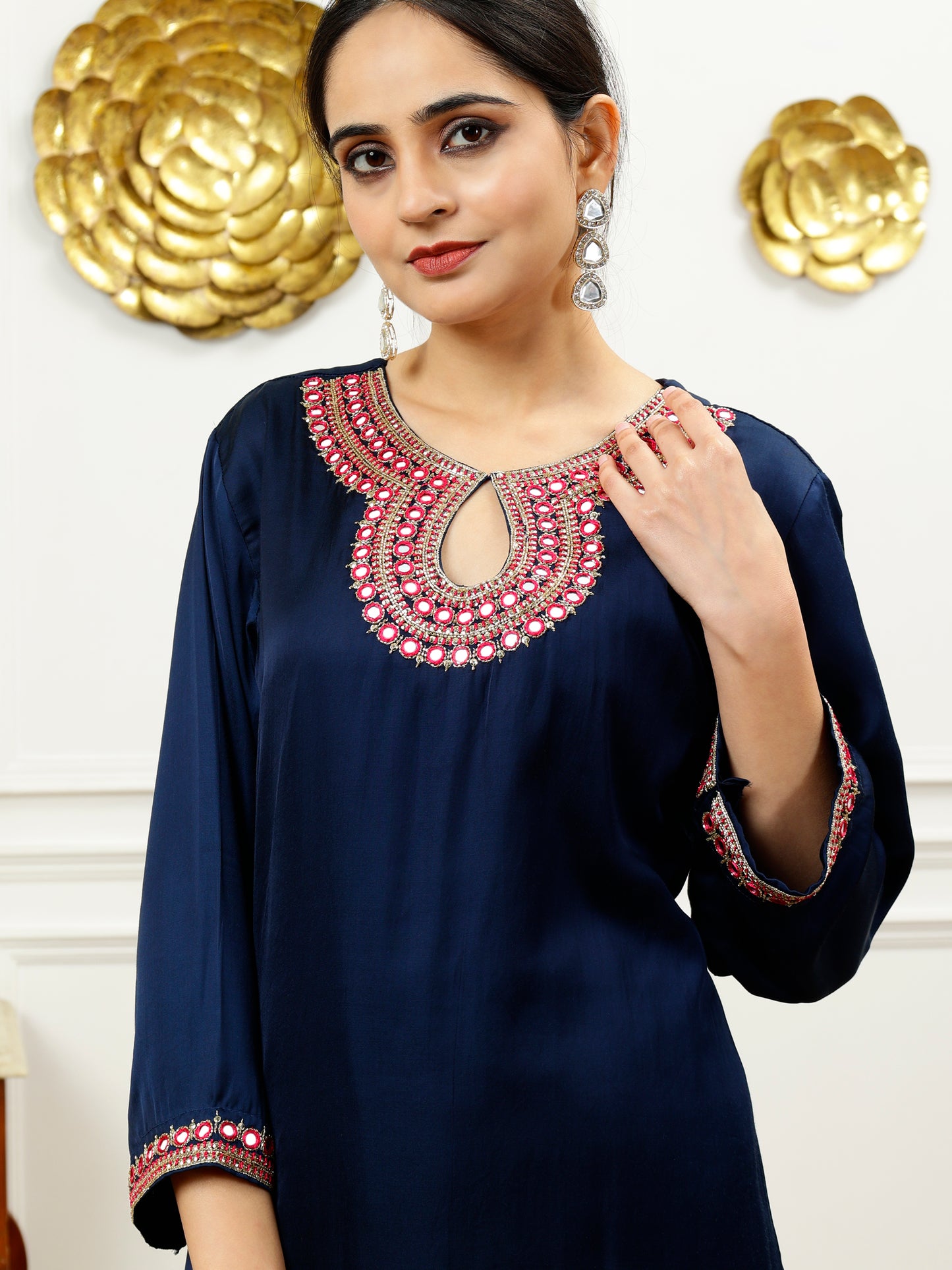 BLUE KURTA SET