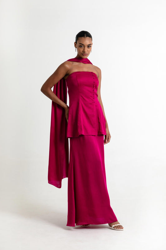 ADALINE CO ORD SET WITH SCARF