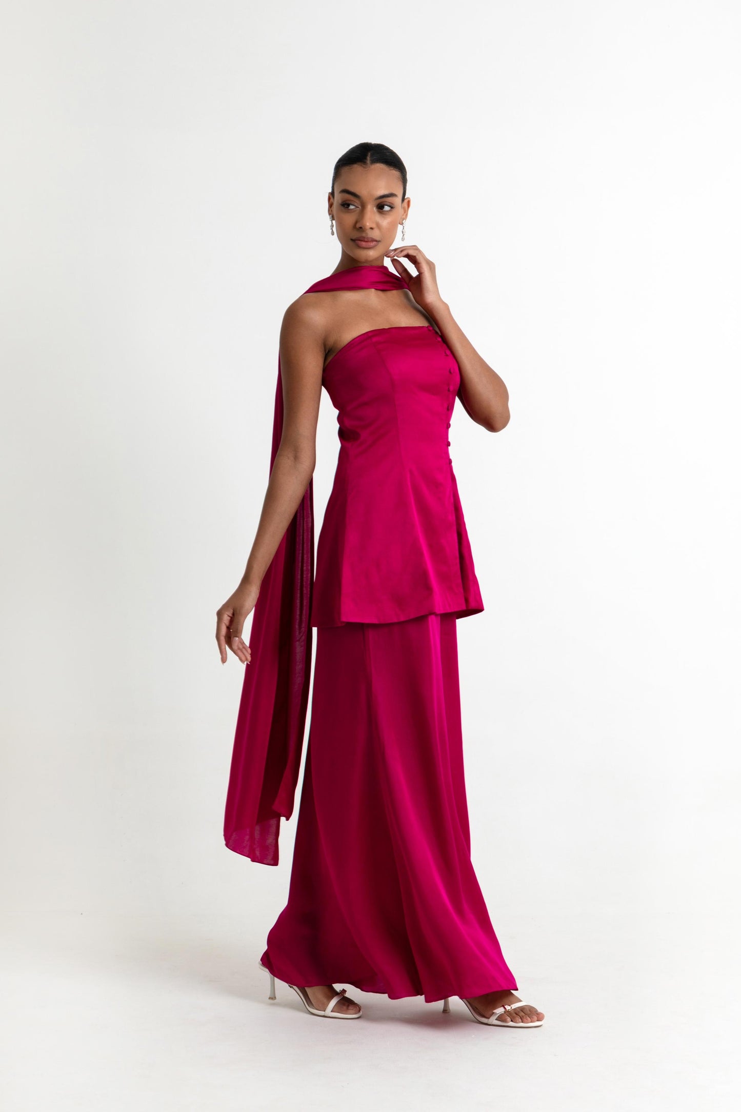 ADALINE CO ORD SET WITH SCARF