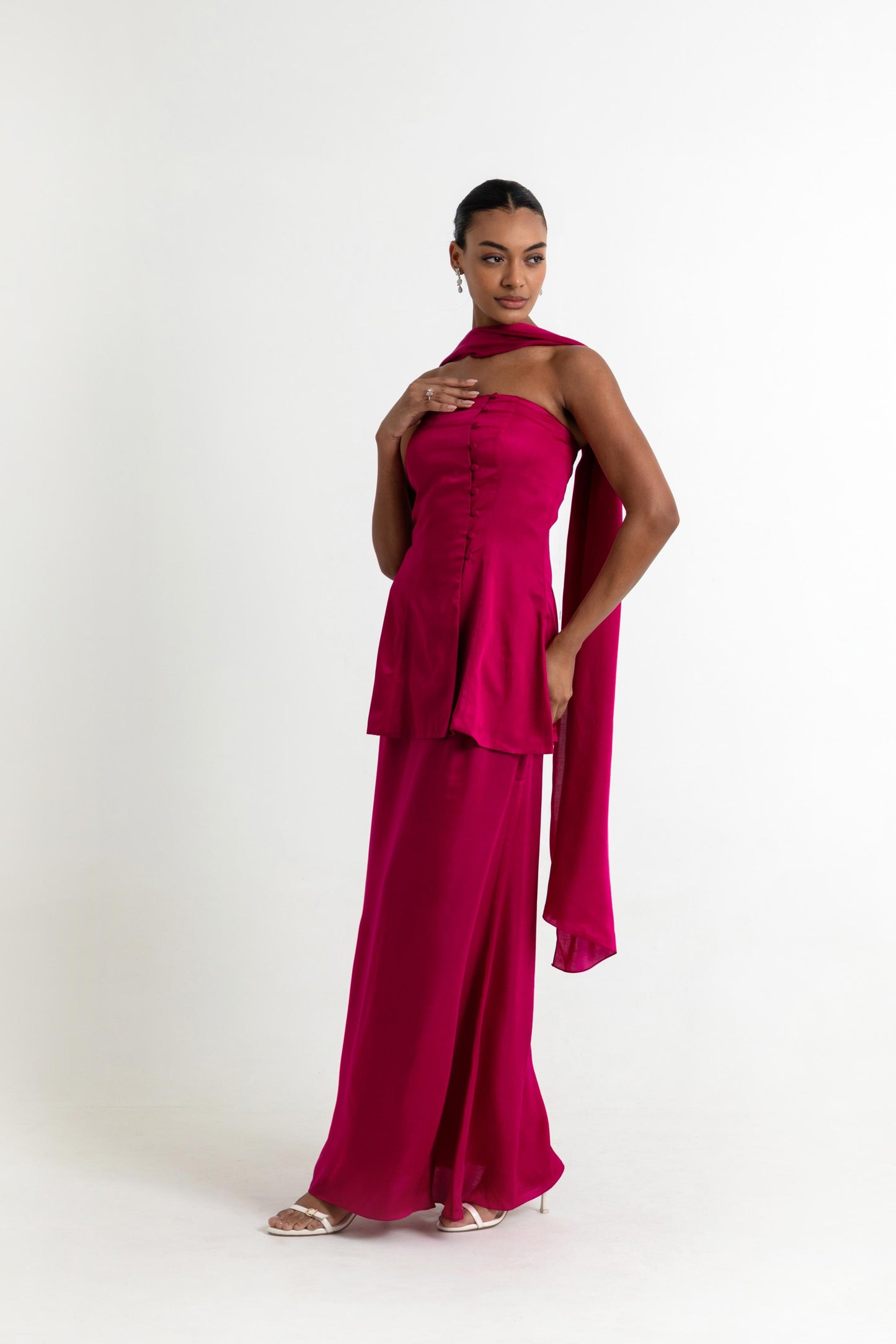 ADALINE CO ORD SET WITH SCARF