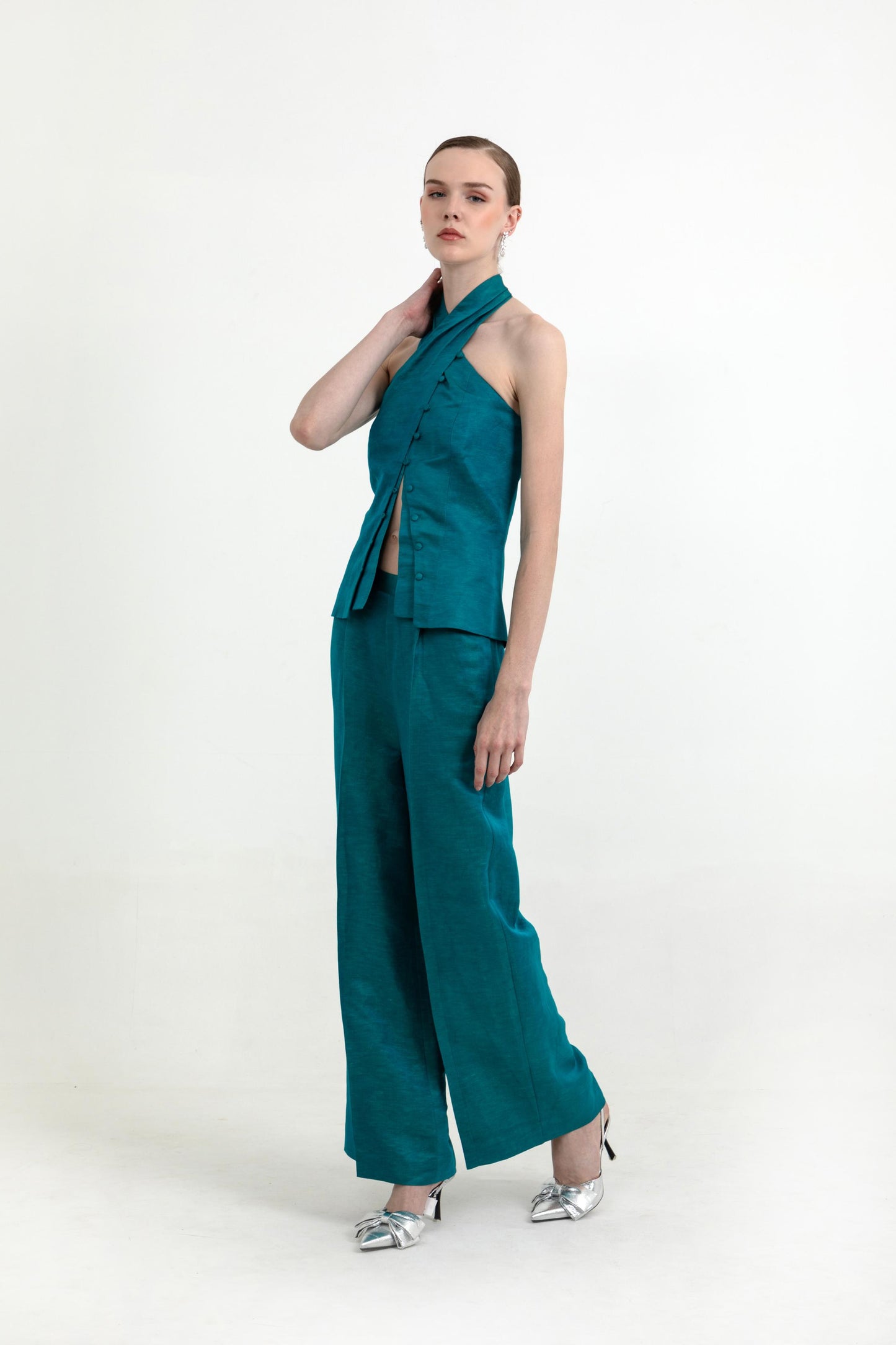 SKYE CO-ORD SET IN CRYSTAL TEAL