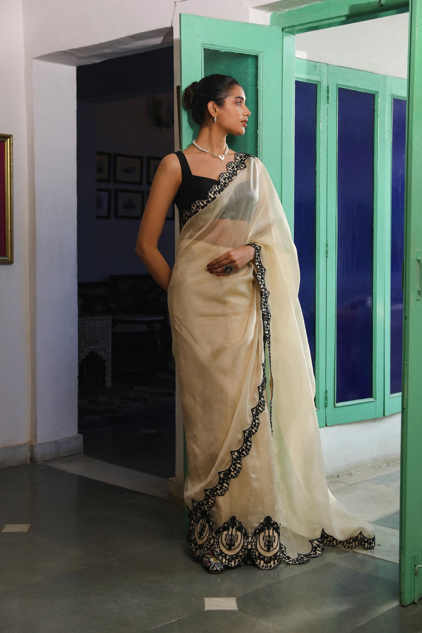 PASBAAN SAREE SET