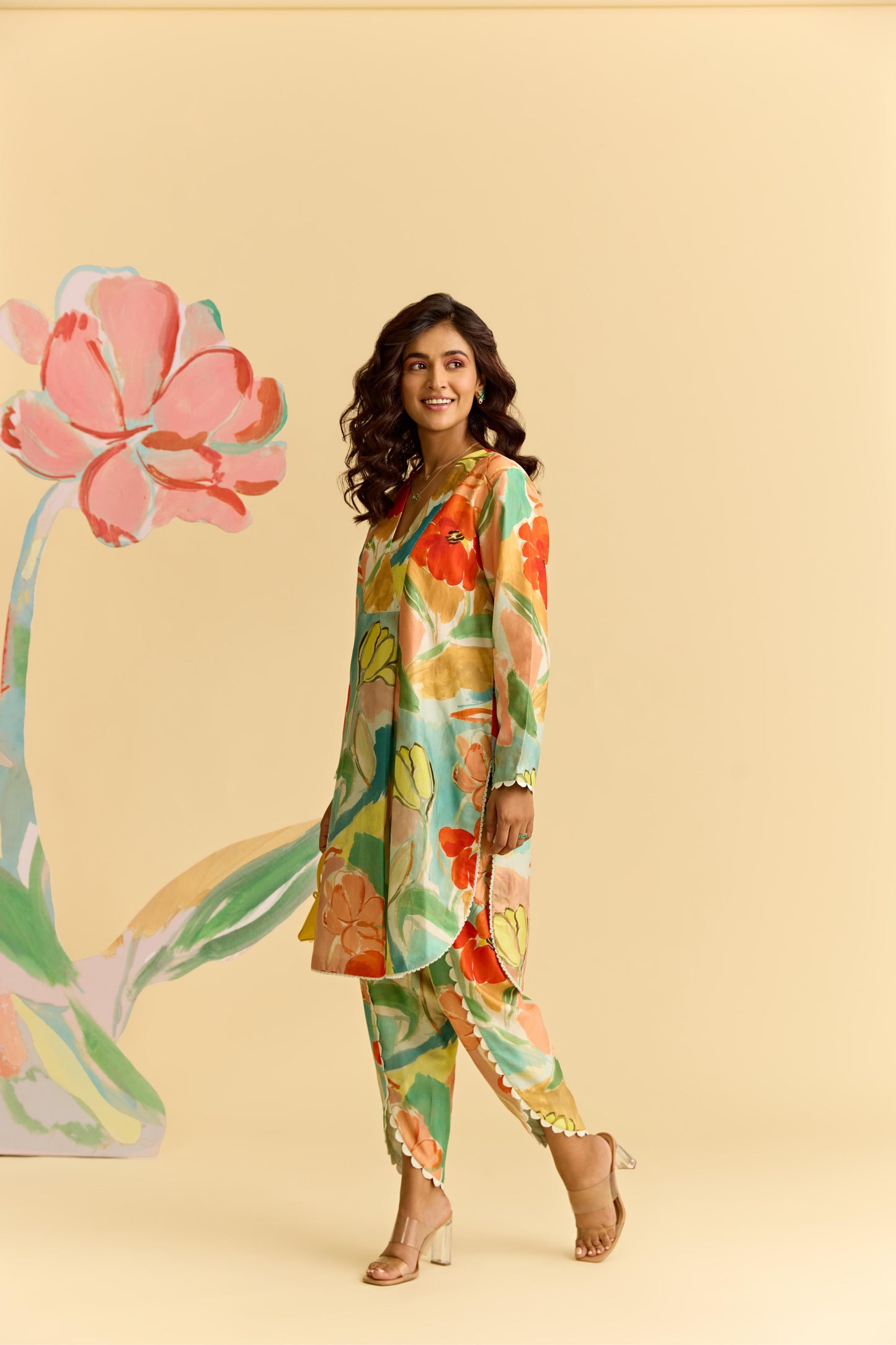 MINT MULTICOLOR KURTA SET