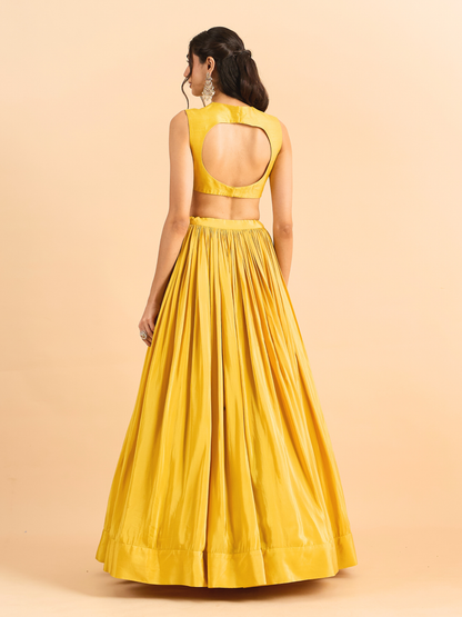 MUSTARD ARISA LEHENGA SET