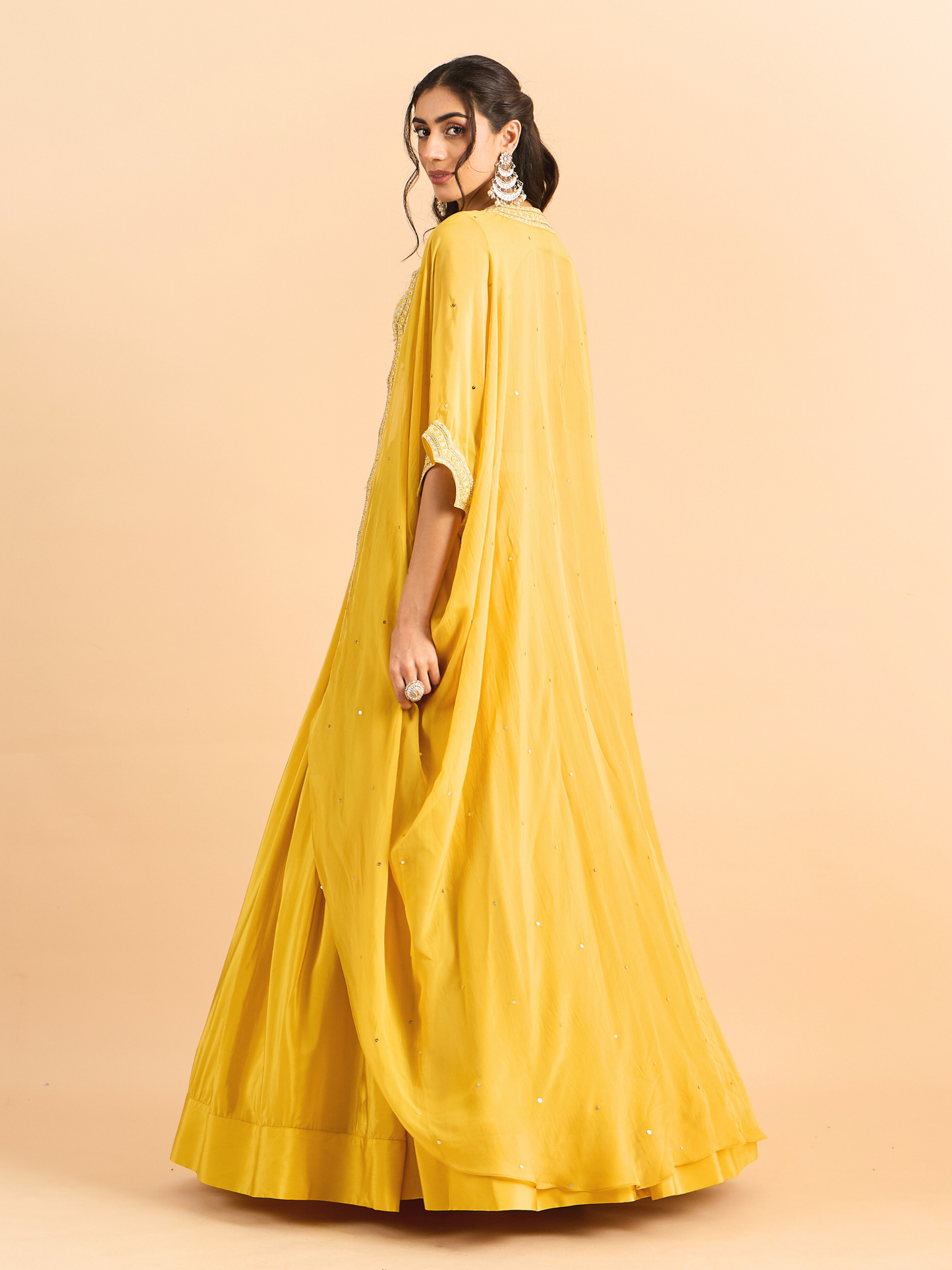 MUSTARD ARISA LEHENGA SET