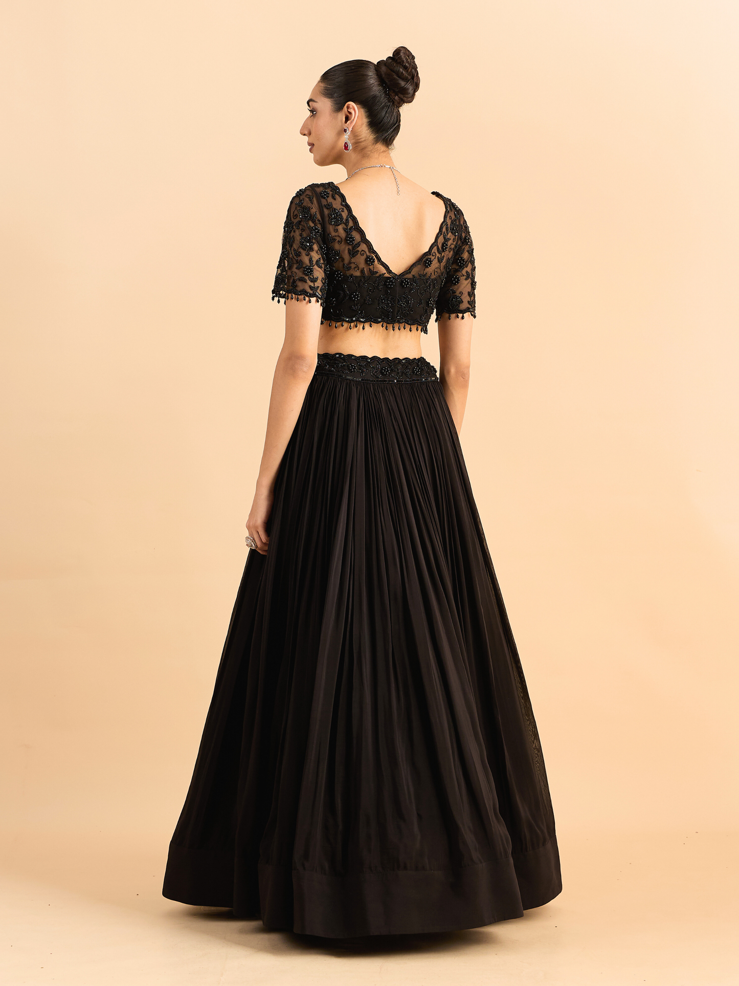 FLORAL CASCADE LEHENGA SET