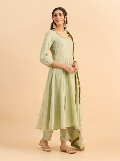 PINK CHAHAT KURTA SET