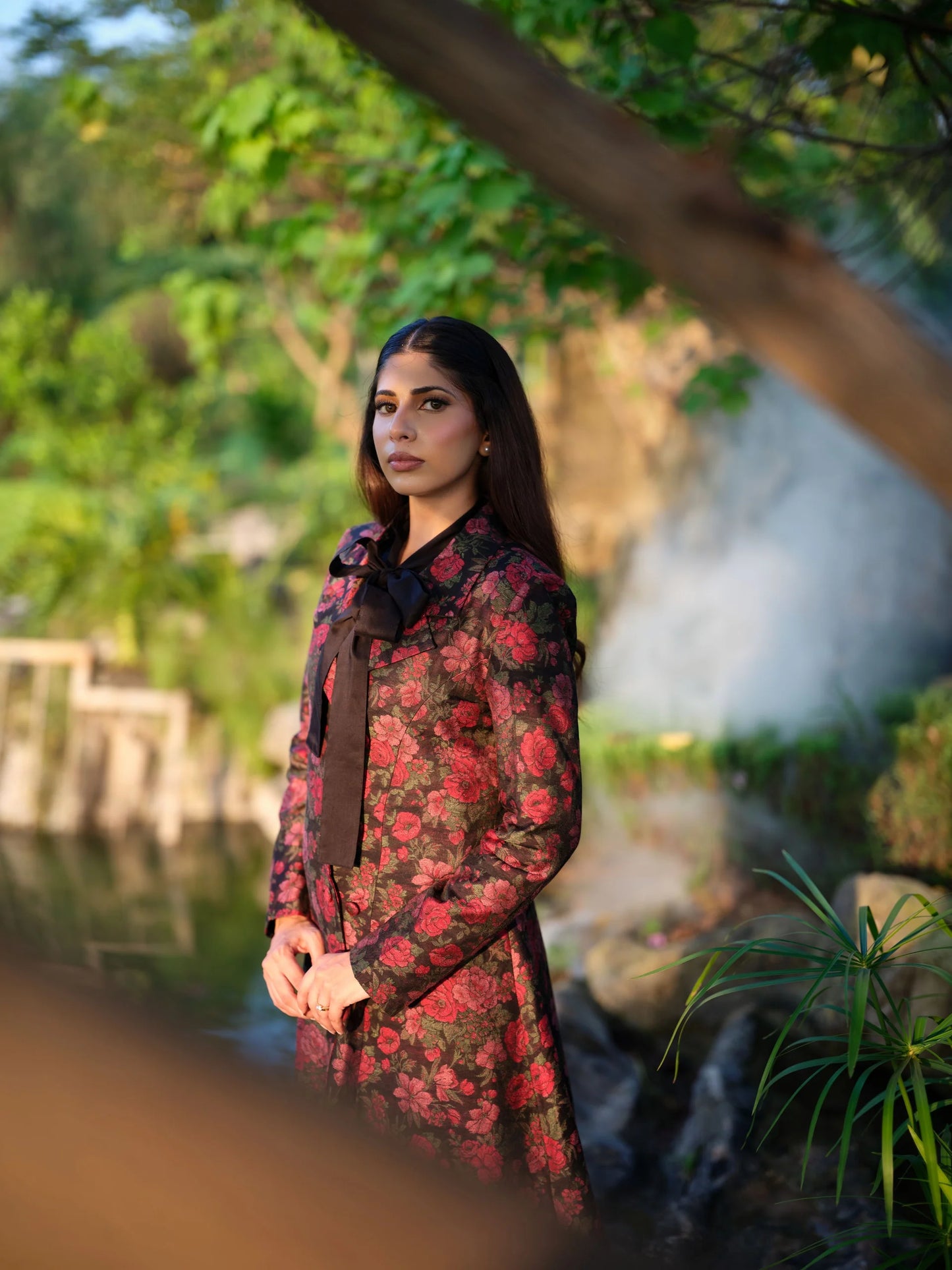 LA VIE EN ROSE BLAZER, BLOUSE & SKIRT SET