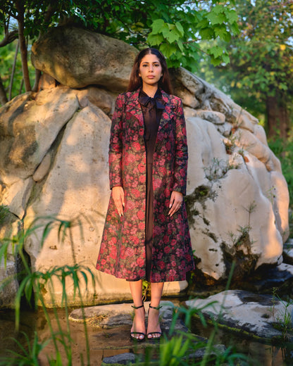 LA VIE EN ROSE BLAZER, BLOUSE & SKIRT SET