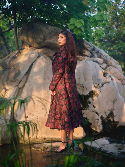LA VIE EN ROSE BLAZER, BLOUSE & SKIRT SET