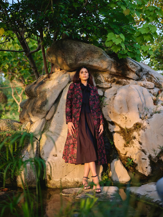 LA VIE EN ROSE BLAZER, BLOUSE & SKIRT SET