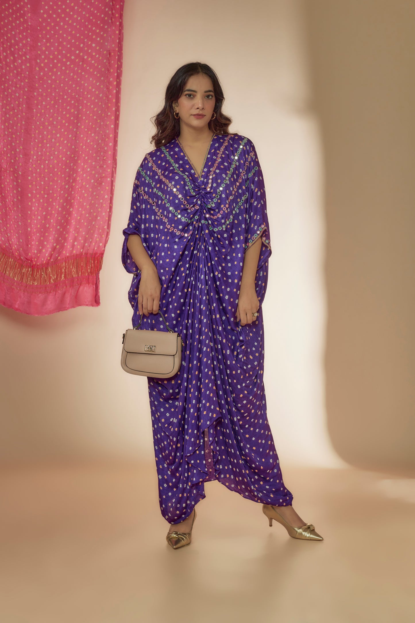 PURPLE KAFTAN DRESS