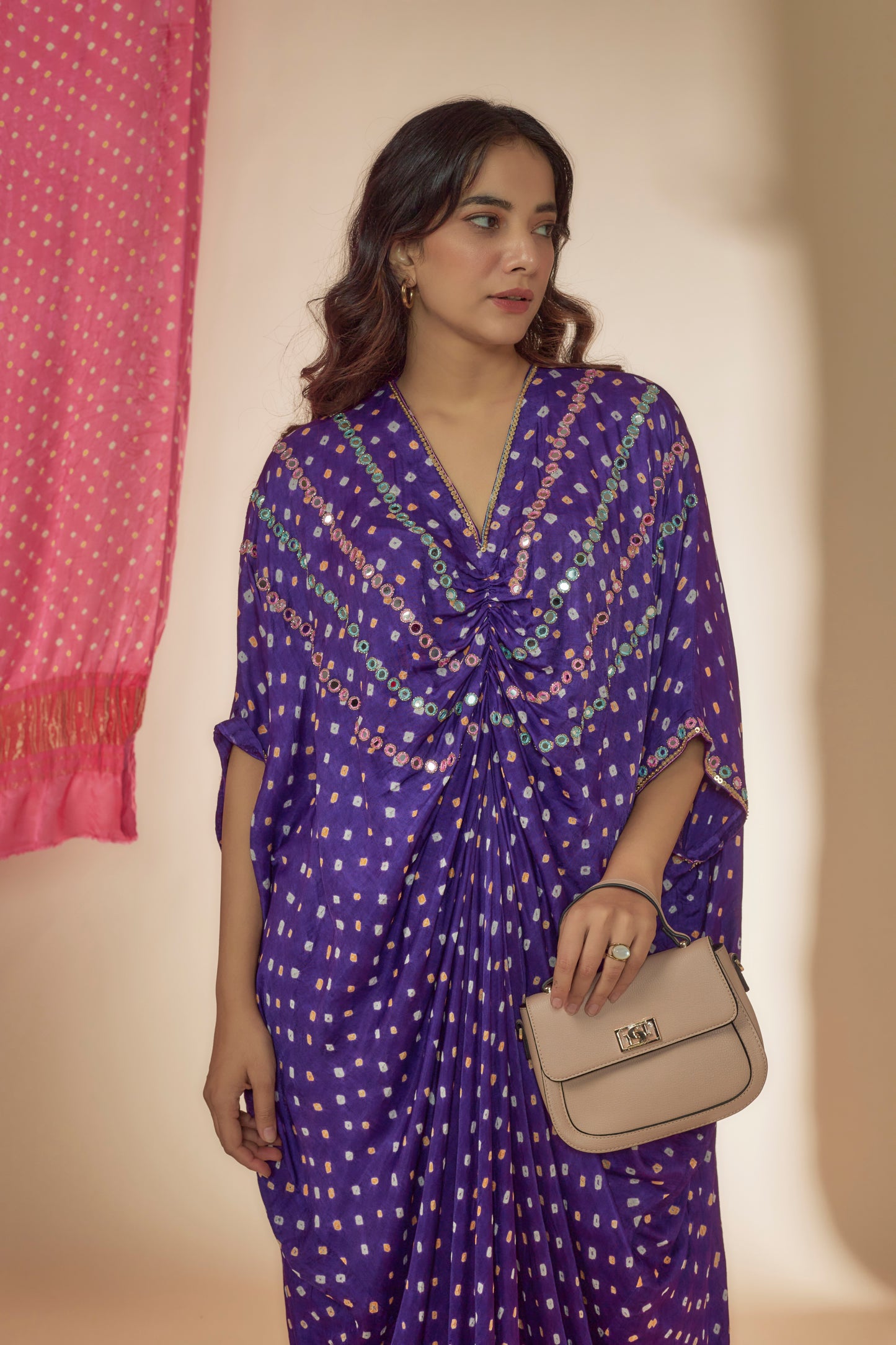 PURPLE KAFTAN DRESS