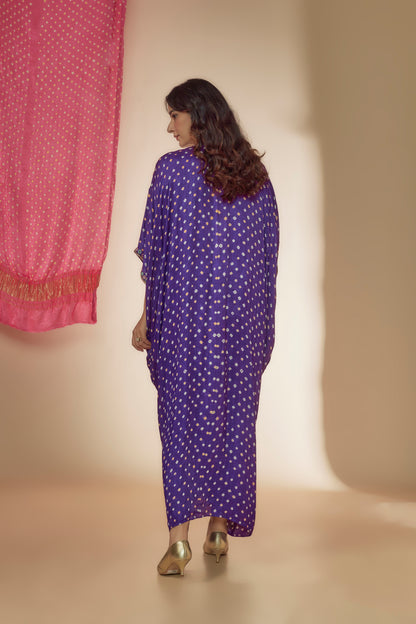 PURPLE KAFTAN DRESS