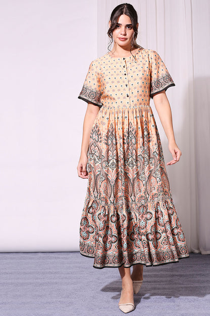 PRINTED ETHICAL KAFTAAN DRESS