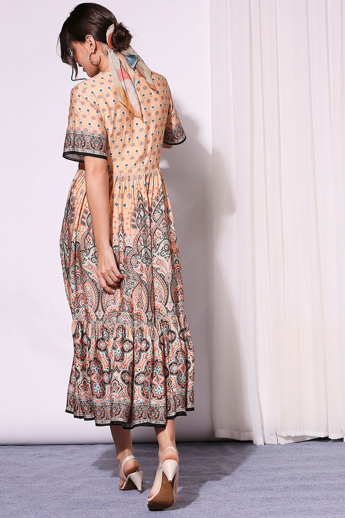 PRINTED ETHICAL KAFTAAN DRESS