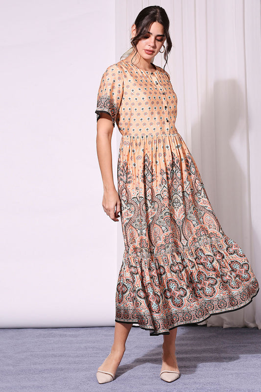 PRINTED ETHICAL KAFTAAN DRESS