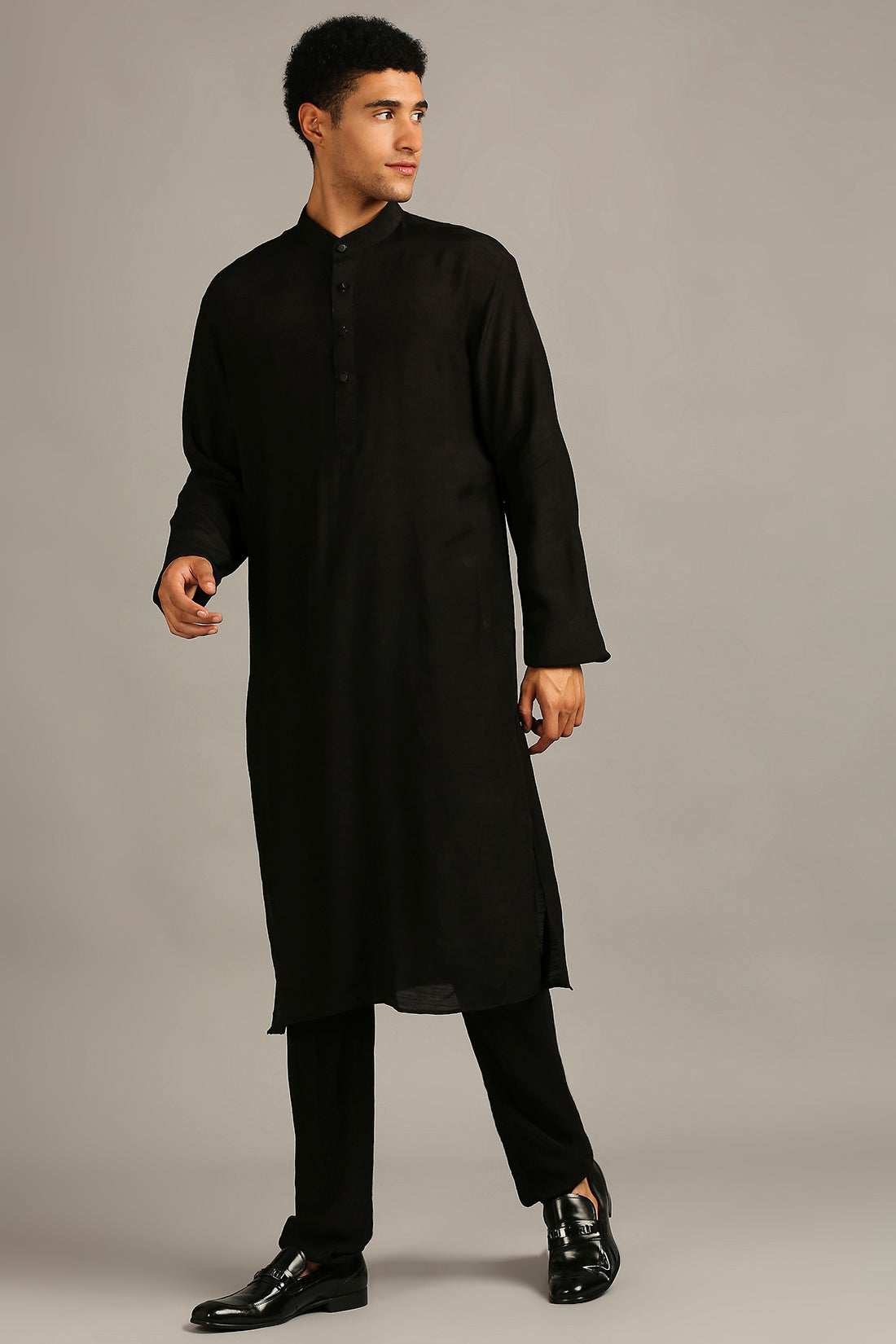 ETHNIC FOLKLORE PRINTED SHERWANI SET