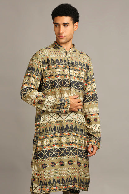 TIRAZ PRINTED KURTA SET