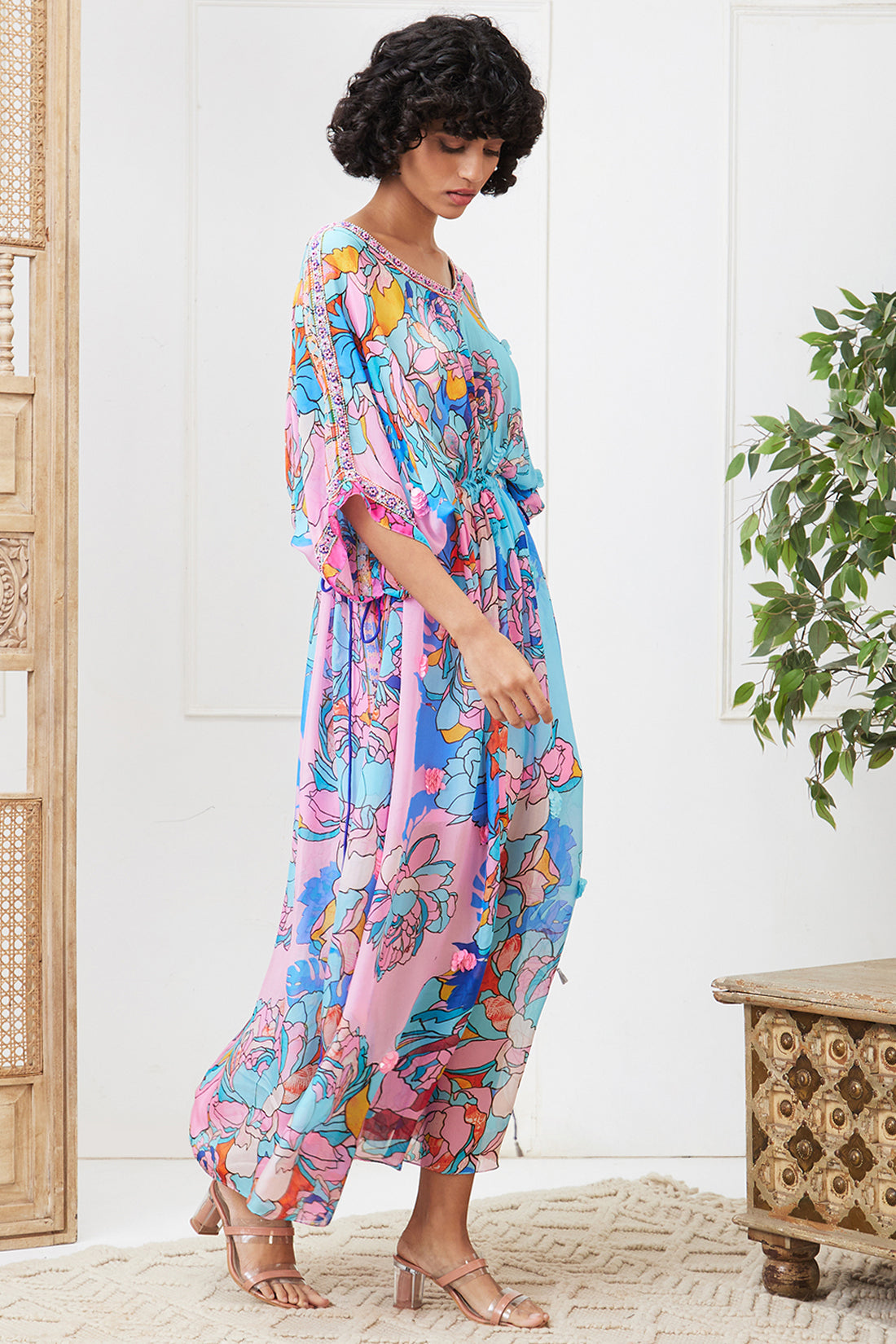 ZAYNAB EMBROIDERED MAXI DRESS