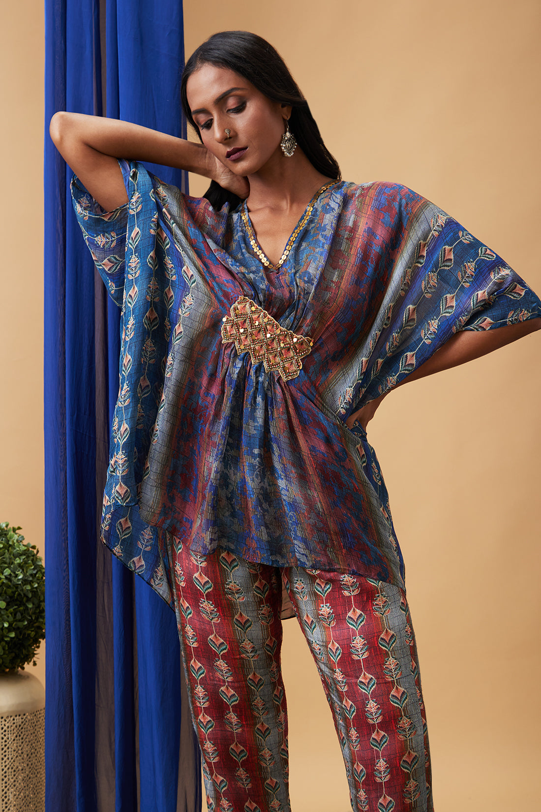 ADAH EMBROIDERED KAFTAN SET