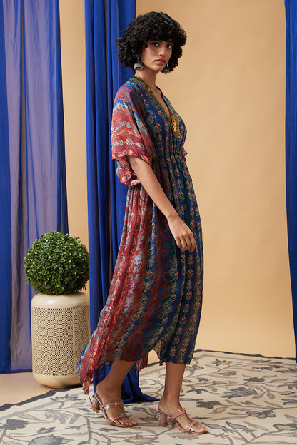 ADAH EMBROIDERED MAXI DRESS