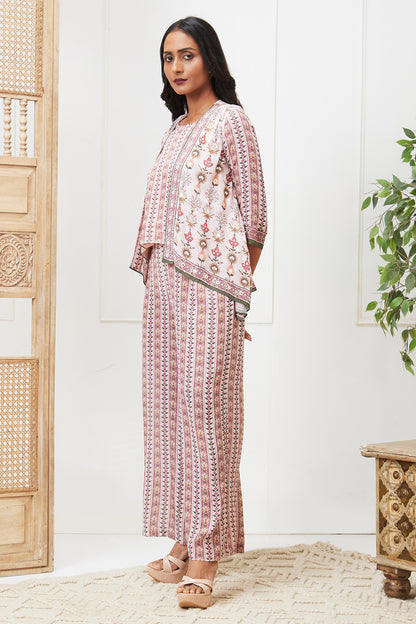 TABRIZ EMBROIDERED CO-ORD SET WITH JACKET