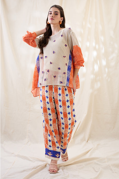 KITCHRA APPLIQUED CO-ORD SET