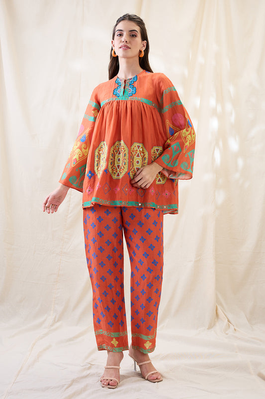 KITCHRA PRINTED  CO-ORD SET