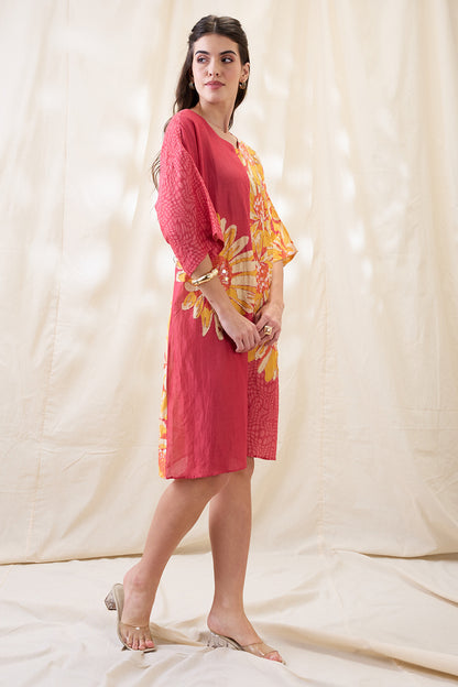 RAVYA EMBELLISHED BOXY DRESS