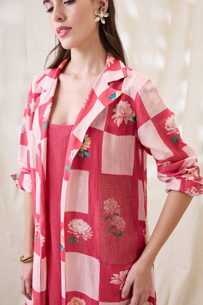 RAVYA DRESS WITH EMBELLISHED JACKET