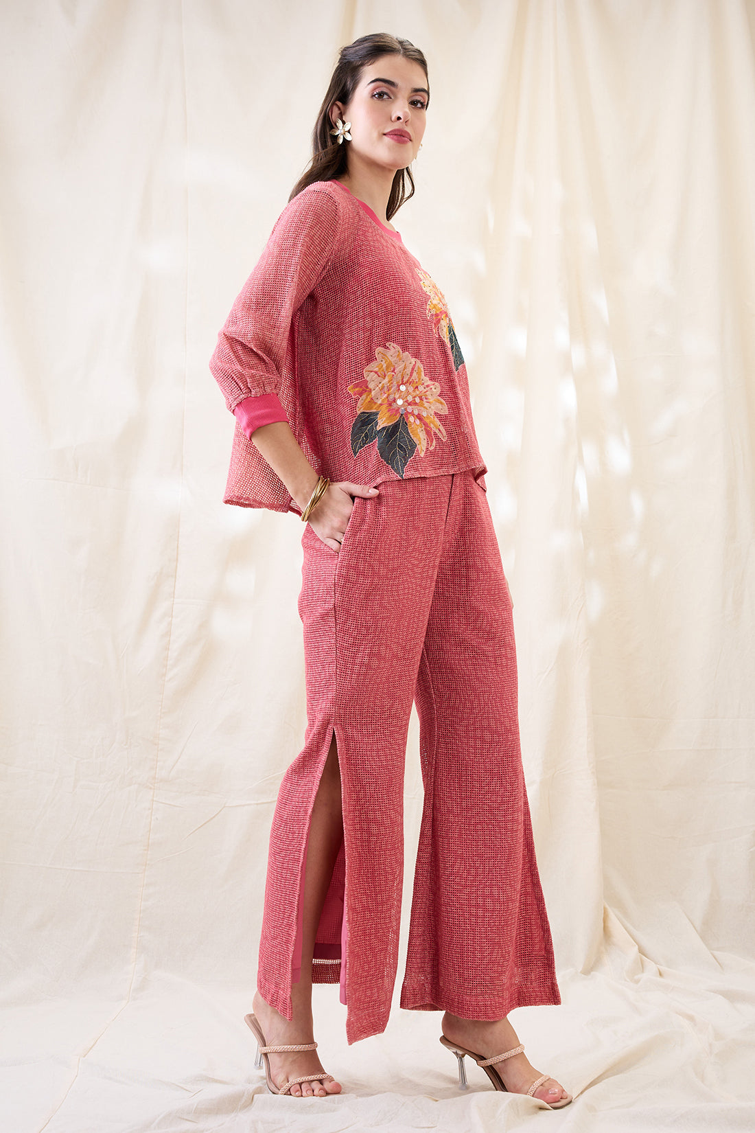 RAVYA APPLIQUED CO-ORD SET
