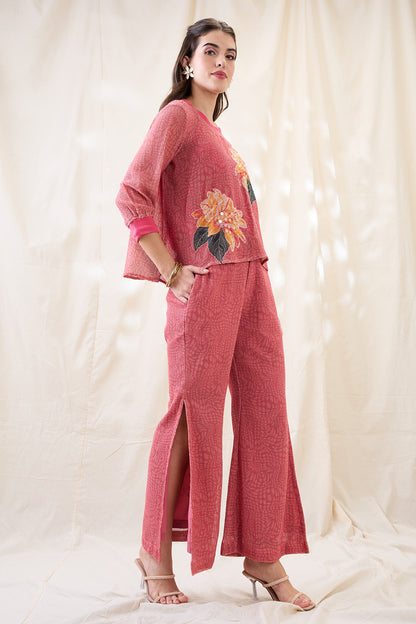 RAVYA APPLIQUED CO-ORD SET