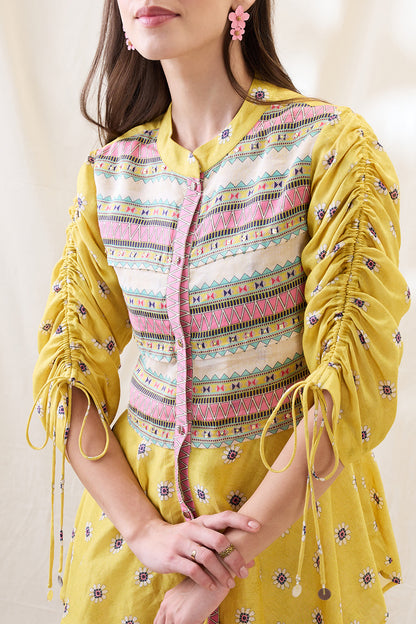 NOOMA PRINTED HANDKERCHIEF TOP WITH PANTS