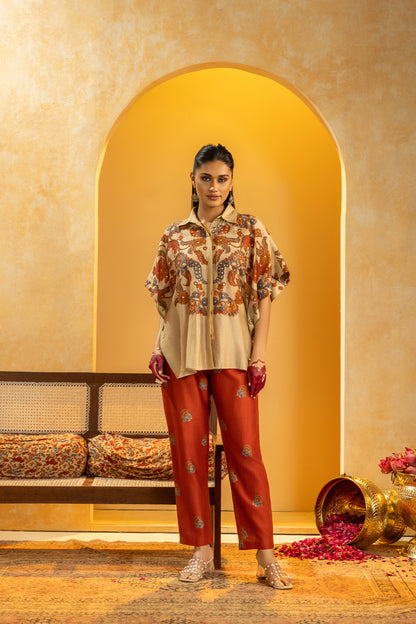 RANGTARA EMBELLISHED  CO-ORD SET