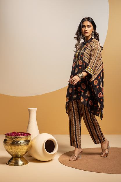 TAARANI EMBELLISHED KIMONO KURTA SET