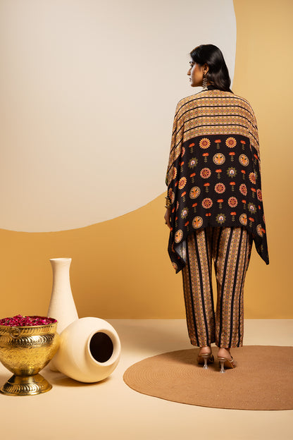 TAARANI EMBELLISHED KIMONO KURTA SET