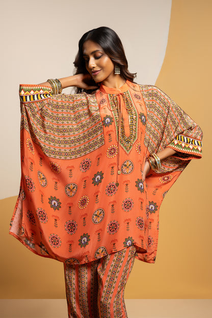 TAARANI EMBELLISHED KIMONO KURTA SET