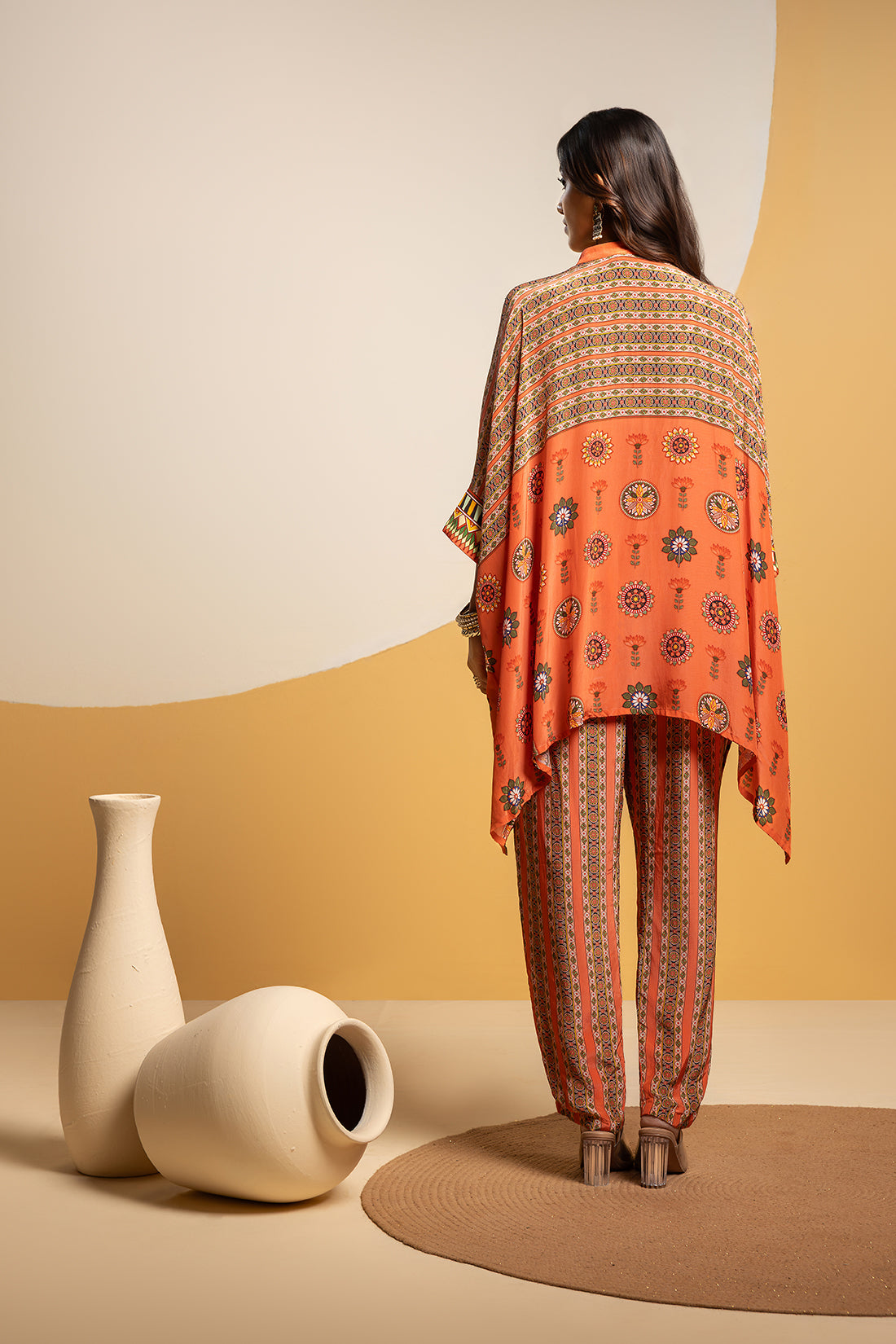 TAARANI EMBELLISHED KIMONO KURTA SET
