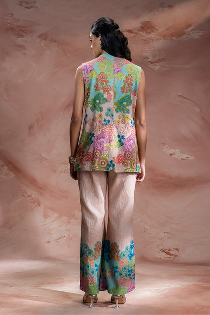 KAIA EMBROIDERED TOP AND PANTS
