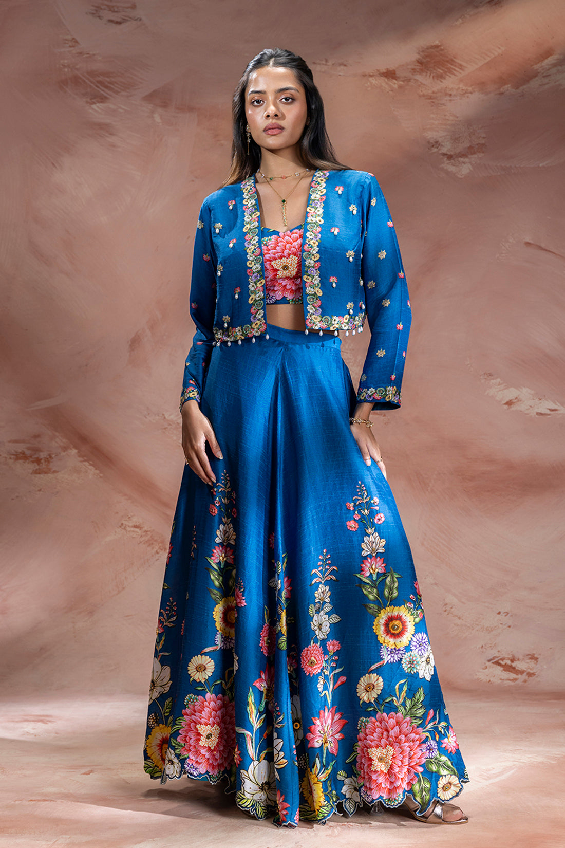 BAGHIRA EMBROIDERED LEHENGA SET