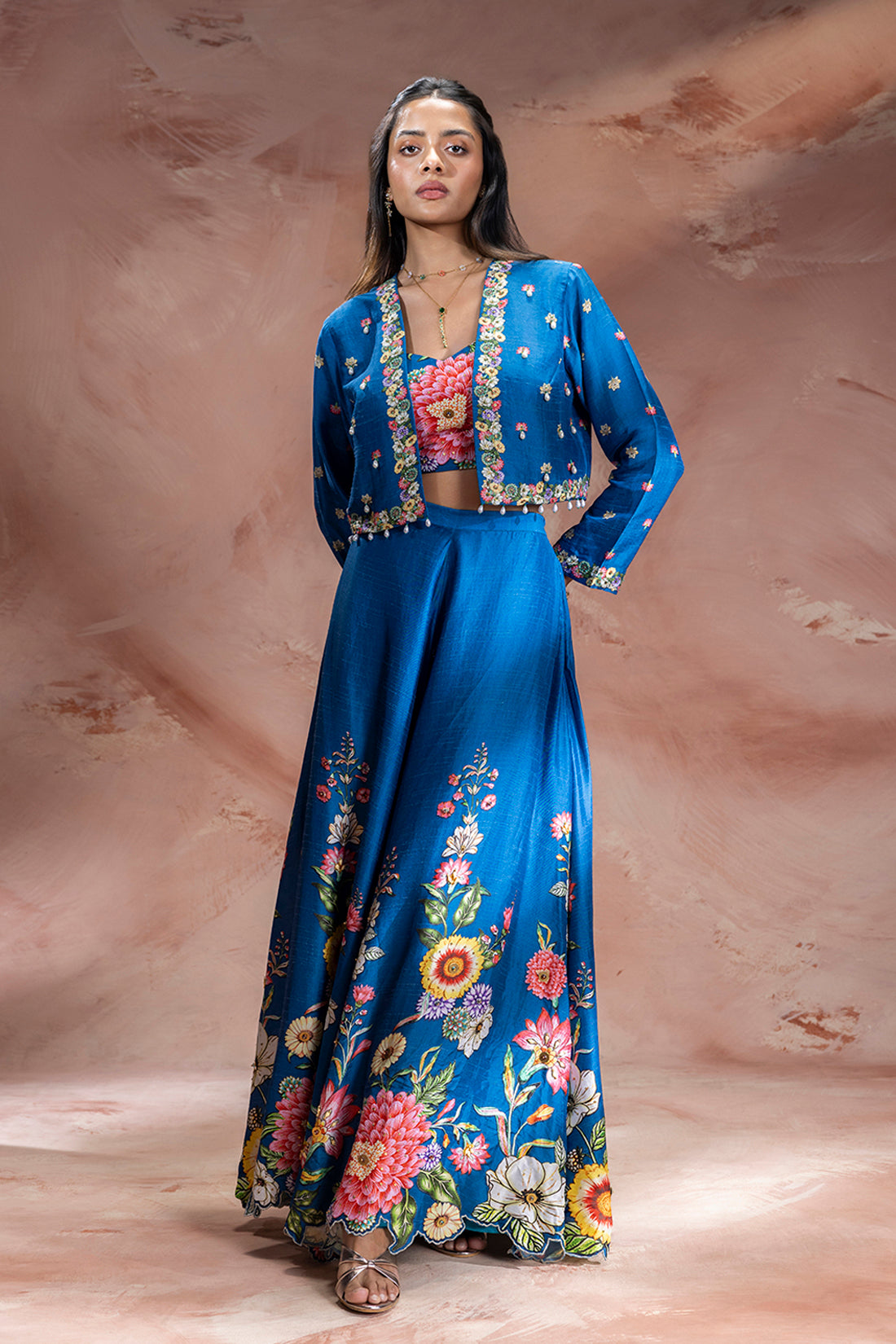 BAGHIRA EMBROIDERED LEHENGA SET