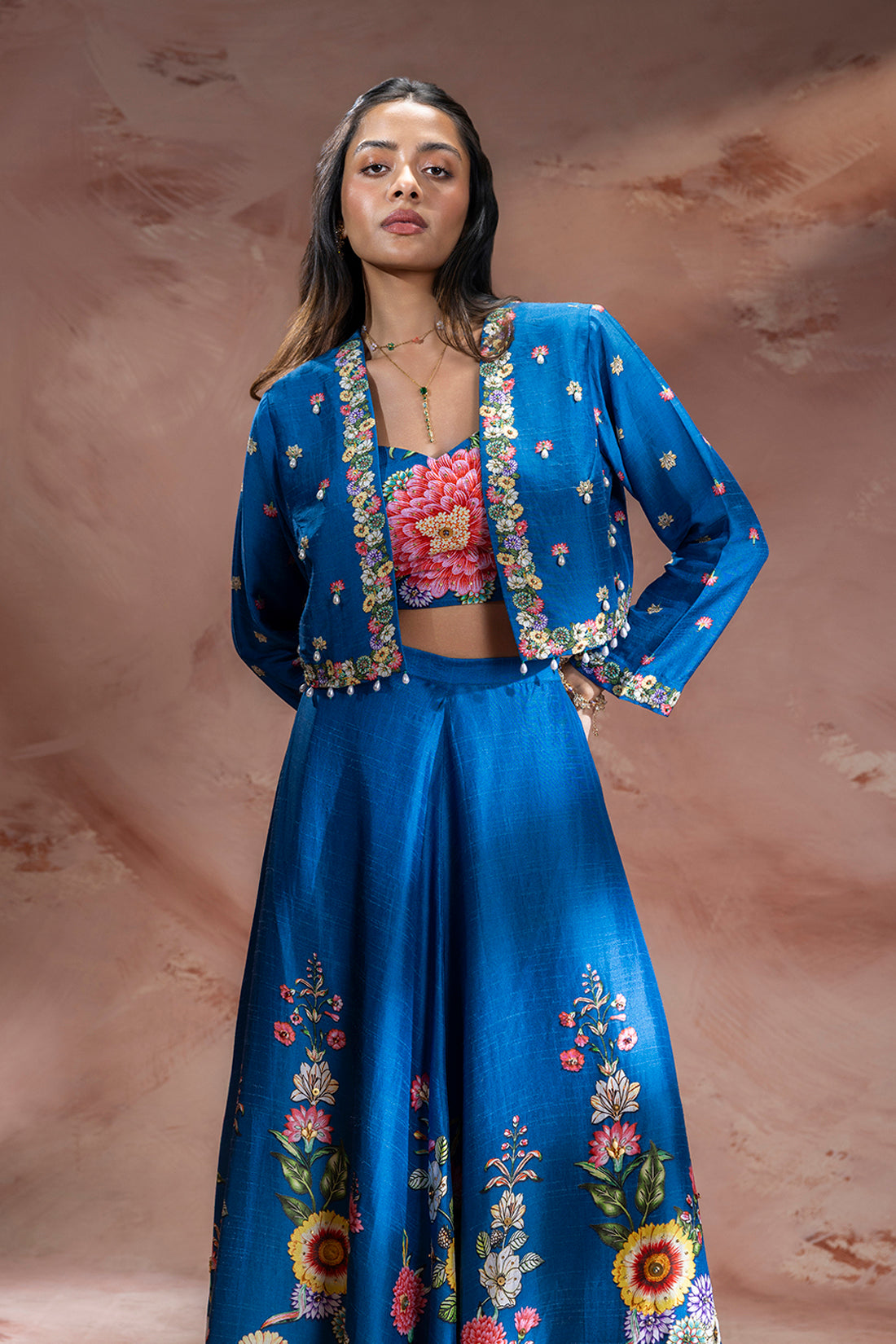 BAGHIRA EMBROIDERED LEHENGA SET
