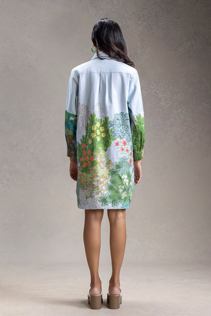 BLUME TIE-UP DETAILED SHIRT DRESS