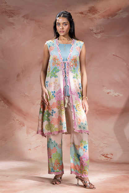 KAIRA EMBELLISHED  JACKET AND PANTS SET