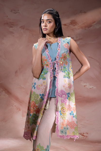 KAIRA EMBELLISHED  JACKET AND PANTS SET