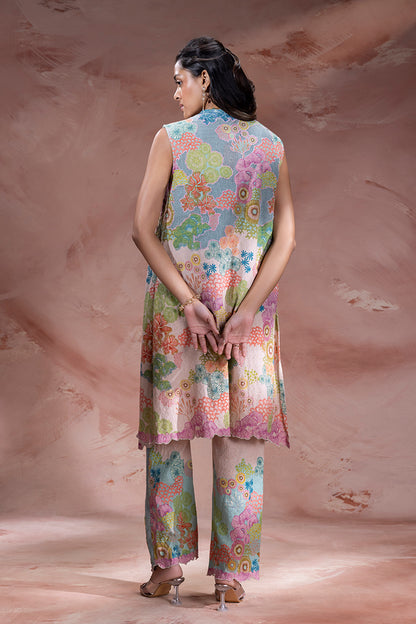 KAIRA EMBELLISHED  JACKET AND PANTS SET