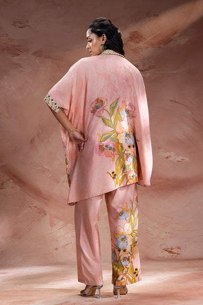 ZEYA EMBELLISHED KIMONO TUNIC AND PANTS