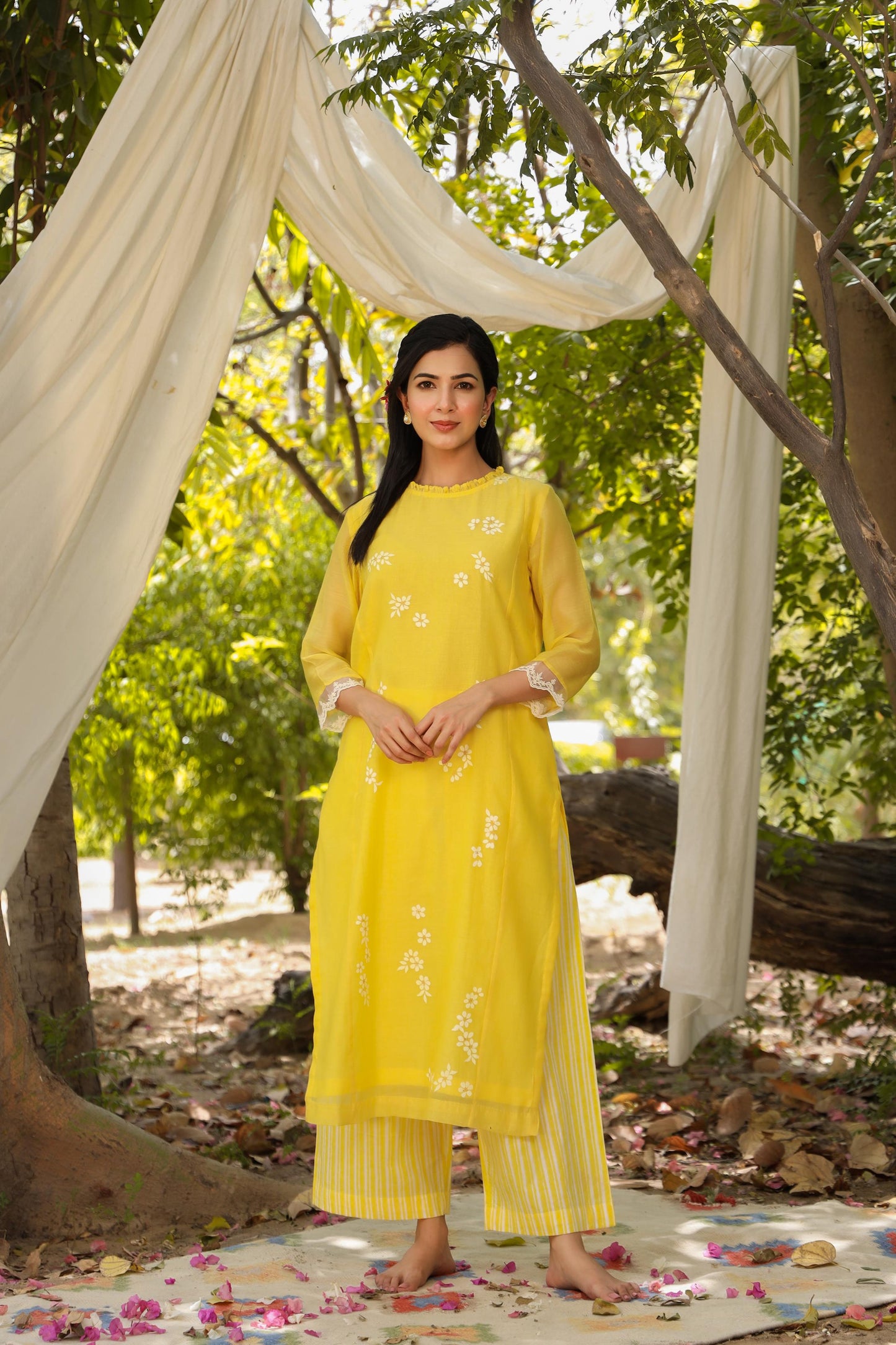 AMUSING TALES YELLOW SUIT SET